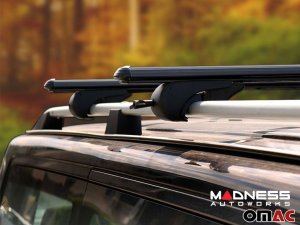 Ford Bronco Sport Roof Rack Cross Bars - for models w/ factory roof rails - Black - 2021-2024 Ford Bronco Sport Roof Rack Cross Bars - for models w/ factory roof rails - Black - 2021-2024